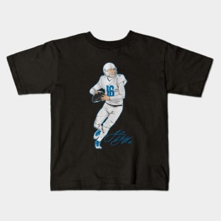 Jared Goff Superstar Pose Kids T-Shirt